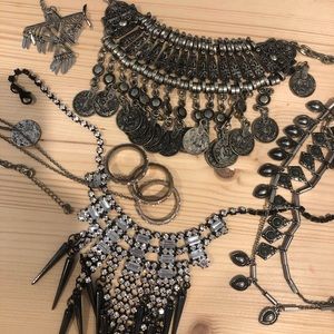 Silver Necklace Bundle